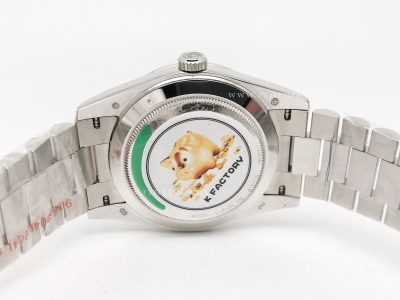 DayDate 40mm 228239 904L Flt Wt WG/WG Silv/Dia KF VR3255