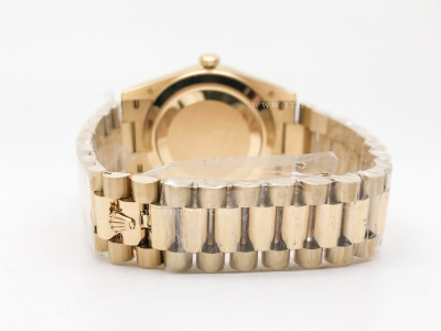 DayDate 40mm 228238 904L Flt Wt YG/YG Gold/Dia KF VR3255