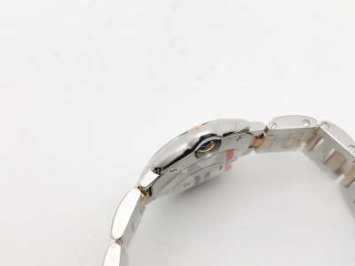 Balon Bleu Ladies 28mm RG/SS Wht/Dia V6F V7 Sw Qtz