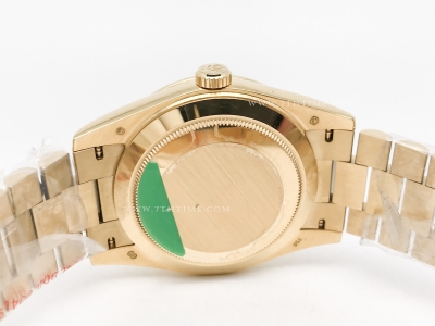 DayDate 40mm 228238 904L Flt Wt YG/YG Silv/Rm KF VR3255