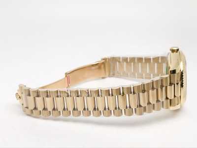 DayDate 40mm 228238 904L Flt Wt YG/YG Grn/Rm KF VR3255