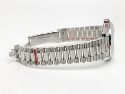 DayDate 40mm 904L Flt SS/SS Grey/Stk GMF VR3255