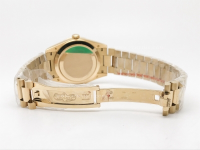 DayDate 40mm 228238 904L Flt Wt YG/YG O-Grn/Rm KF VR3255