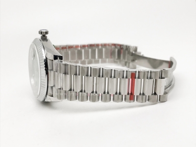 DayDate 40mm 904L Flt SS/SS Grn/Stk GMF VR3255