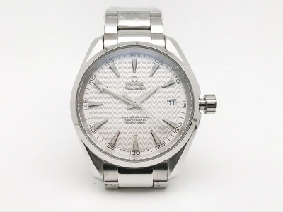 Aqua Terra 40mm SS/SS White Wavy JVS A8500
