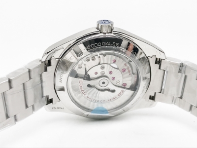 Aqua Terra 40mm SS/SS Wht Stripe/Blue JVS A8500