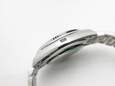 DayDate 40mm 904L Flt SS/SS Grn/Ara GMF VR3255