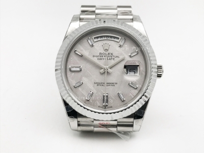 DayDate 40mm 904L Flt SS/SS Met/Dia GMF VR3255