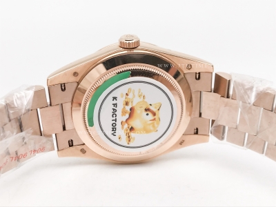 DayDate 40mm 228235 904L Flt Wt RG/RG G-Gry/Rm KF VR3255