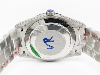 DayDate 40mm 904L Flt SS/SS Met/Dia GMF VR3255