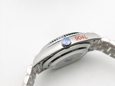 DayDate 40mm 904L Flt SS/SS Blk/Dia GMF VR3255