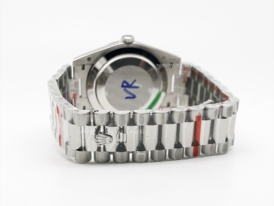 DayDate 40mm 904L Flt SS/SS Blk/Dia GMF VR3255