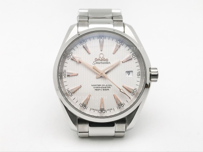 Aqua Terra 2015 41mm SS/SS S-Wht/RG JVS A8508