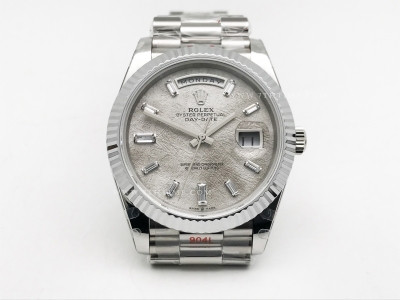 DayDate 40mm 904L Flt SS/SS P-Met/Dia GMF VR3255