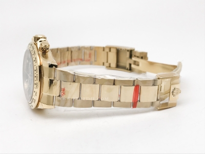 Daytona 116508 Wt YG/YG Grn/Stk SWF V2 SH4130