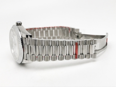 DayDate 40mm 904L Flt SS/SS M-Wht/Dia GMF VR3255