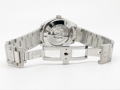 Aqua Terra 2015 41mm SS/SS Blk/Stk JVS A8508