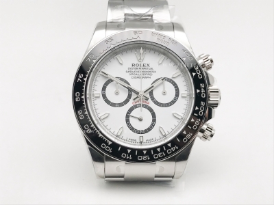 Daytona 126500 904L SS/SS White/Stk EWE A4131