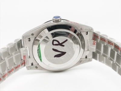 DayDate 40mm 904L Flt SS/SS Grn/Rm/Stk GMF VR3255