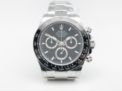 Daytona 126500 904L SS/SS Black/Stk EWE A4131