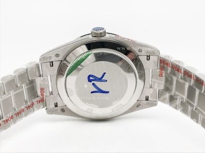 DayDate 40mm 904L Flt SS/SS I-Blue/Rm/Stk GMF VR3255