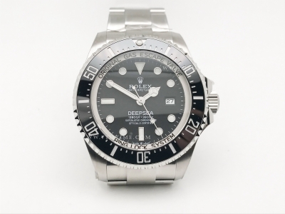 Deep Sea Dweller 126660 SS/SS Black EWE A3235