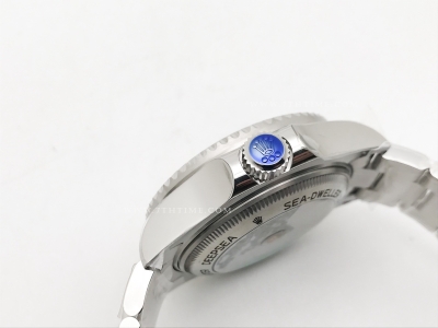 Deep Sea Dweller 126660 SS/SS Black EWE A3235