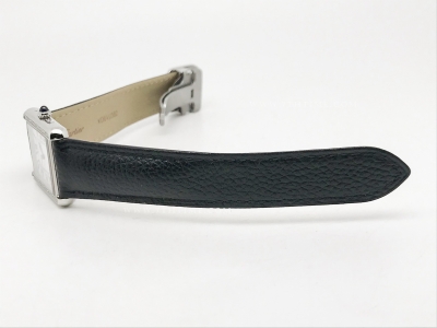 Cartier Tank Solo Small Dia SS/LE Wht AF Swiss Qtz