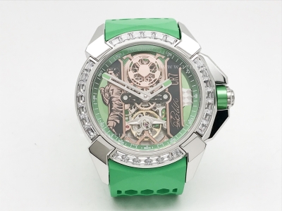 Jacob & Co CR7 Epic X Dia SS/RU Green TWF JR2301