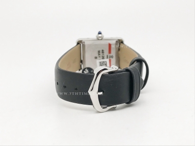Cartier Tank Must Small Dia SS/LE Wht AF Swiss Qtz