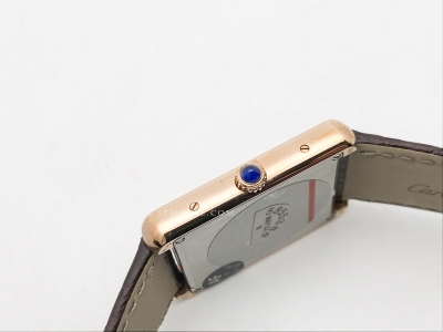 Cartier Tank Solo Large Dia RG/LE Wht AF Swiss Qtz