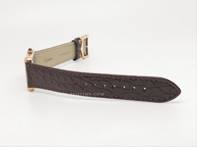 Cartier Tank Solo Small Dia RG/LE Wht AF Swiss Qtz