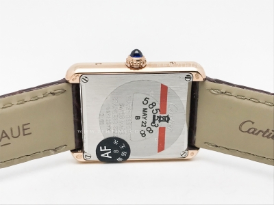 Cartier Tank Solo Small Dia RG/LE Wht AF Swiss Qtz