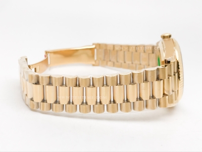 DayDate 40mm 904L Flt Wt YG/YG Wht/Rm/Stk TMF SH3255