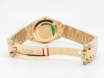 DayDate 40mm 904L Flt Wt YG/YG Wht/Rm/Stk TMF SH3255