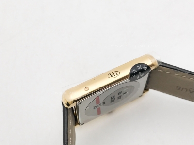 Cartier Tank Solo Large Dia YG/LE Wht AF Swiss Qtz