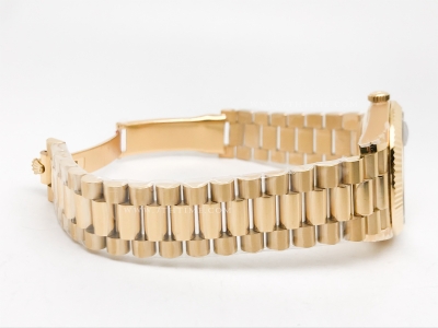 DayDate 40mm 904L Flt Wt YG/YG Grn/Rm/Stk TMF SH3255