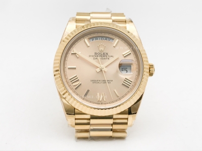 DayDate 40mm 904L Flt Wt YG/YG YG/Rm/Stk TMF SH3255