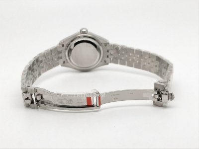 DateJust Ladies 28mm Jub Flt 904L SS/SS Green/Stk GMF A2671