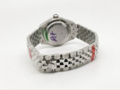 DateJust Ladies 28mm Jub Flt 904L SS/SS Blue/Stk GMF A2671