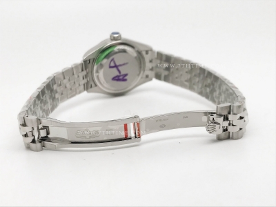 DateJust Ladies 28mm Jub Flt 904L SS/SS Pink/Stk GMF A2671