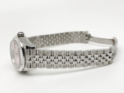 DateJust Ladies 28mm Jub Flt 904L SS/SS Pink/Rm GMF A2671