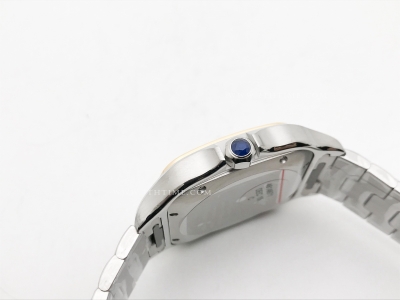 Santos De Cartier 2018 Mens XL YG/SS Grey BVF MY9019