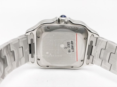 Santos De Cartier 2018 Mens XL YG/SS Grey BVF MY9019