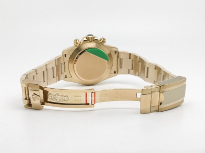 Daytona 116508 YG/YG Green/Stk OMF Asia 7750