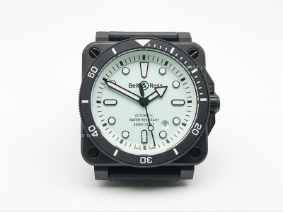 Bell Ross BR03-92 Diver 42mm DLC/RU Lume WMF A2824