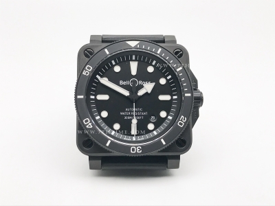 Bell Ross BR03-92 Diver 42mm DLC/RU Blk WMF A2824