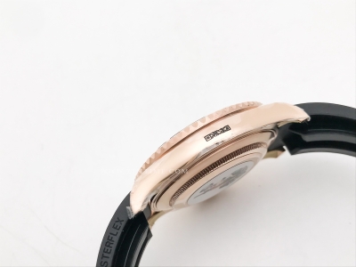 YachtMaster 126655 40mm 316F RG/RU Blk FCF VR3235