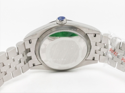 DJ 36mm Jub Flt 904L SS/SS Blue/Stk APF VR3235