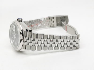 DJ 36mm Jub Flt 904L SS/SS Grn/Stk APF VR3235